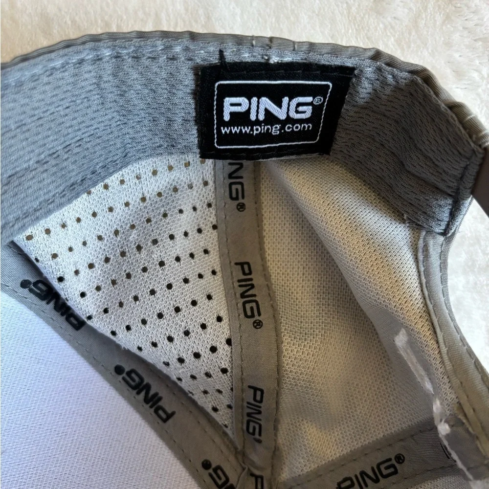 Ping Charcoal Cap with White Emblem Accessories